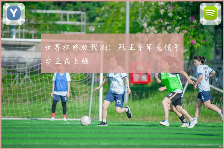 世界杯终极预测：冠亚季军竞猜平台正式上线
