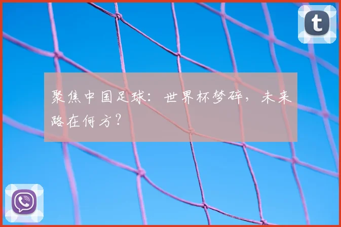 聚焦中国足球:世界杯梦碎,未来路在何方?